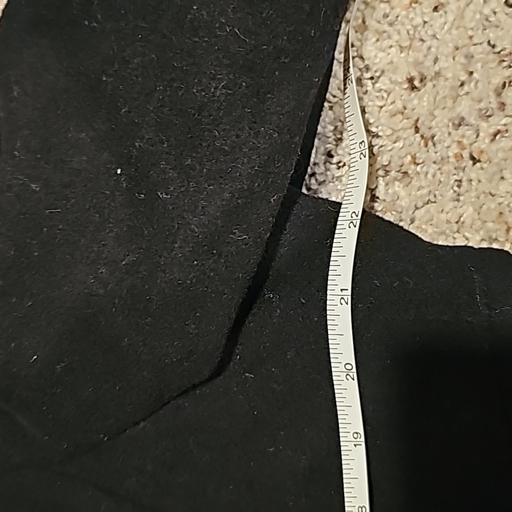 Anne Klein Black Wool Coat - Picture 11 of 12